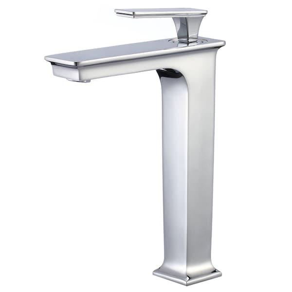 Novatto STARKS Single Lever Waterfall Vessel Faucet, Chrome GF-368CH - main